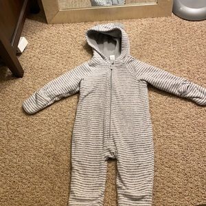12-18 month fleece zip up suit